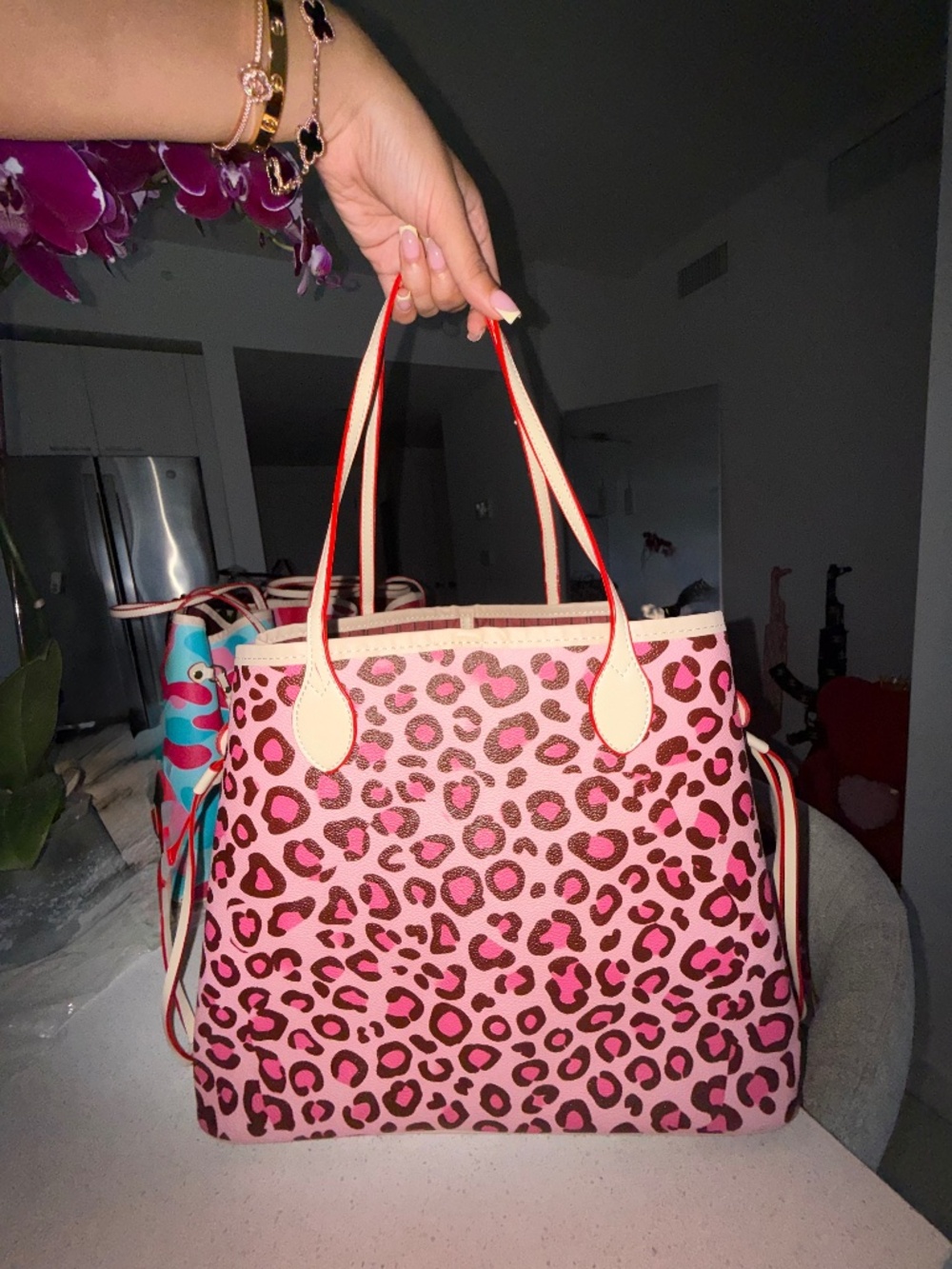 1of1 Custom Cheetah Print Tote